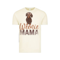 Vintage Arctic Dog Lover Women Gift Weenie Mama Pet Mom Wiener Dachshund Vintage Tee - maiPhamDesign