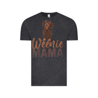 Vintage Black Dog Lover Women Gift Weenie Mama Pet Mom Wiener Dachshund Vintage Tee - maiPhamDesign