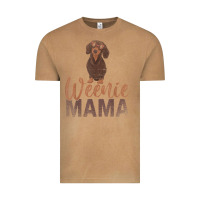 Vintage Camel Dog Lover Women Gift Weenie Mama Pet Mom Wiener Dachshund Vintage Tee - maiPhamDesign