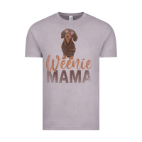 Vintage Zinc Dog Lover Women Gift Weenie Mama Pet Mom Wiener Dachshund Vintage Tee - maiPhamDesign