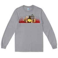 Heather Grey wizard Long Sleeve Tee - TumblerDesignByShophia