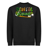 Black St. Patrick's Day Dental squad Heavyweight Sweatshirt - OliviaCreatesArt