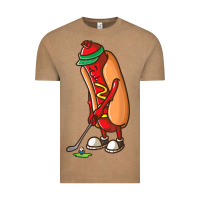 Vintage Coffee Funny Golfing Hot Dog Golf Gifts Shirts for Men Boys Golfer Vintage Tee - maiPhamDesign