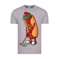 Vintage Zinc Funny Golfing Hot Dog Golf Gifts Shirts for Men Boys Golfer Vintage Tee - maiPhamDesign