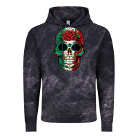 Cloud Black Mexican Skull Vintage Hoodie - texasbilliewilder