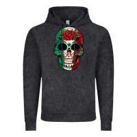 Vintage Black Mexican Skull Vintage Hoodie - texasbilliewilder
