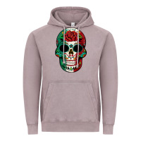 Vintage Zinc Mexican Skull Vintage Hoodie - texasbilliewilder