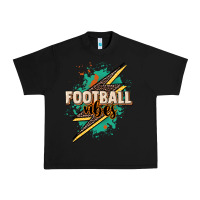 Black Football vibes Urban Heavy Tee - NancyCooperArtShop