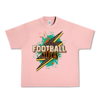 Salmon Football vibes Urban Heavy Tee - NancyCooperArtShop