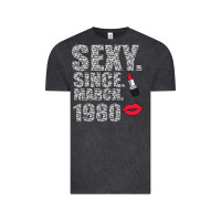 Vintage Black Sexy Since March 1980 Vintage Tee - Bettercallsaul