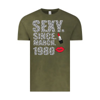 Vintage Olive Sexy Since March 1980 Vintage Tee - Bettercallsaul