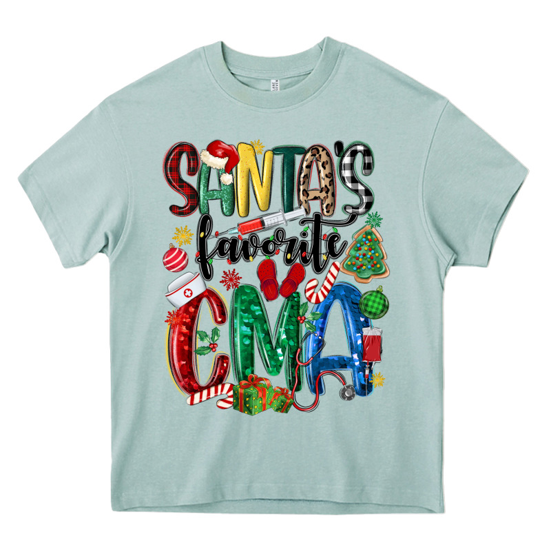 Santas Favorite Cma Nurse Heavy Core Tee by MaliasSmallBusiness | Teevron
