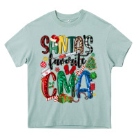 Arona santas favorite cma nurse Heavy Core Tee - MaliasSmallBusiness