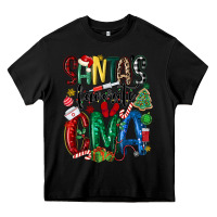Black santas favorite cma nurse Heavy Core Tee - MaliasSmallBusiness