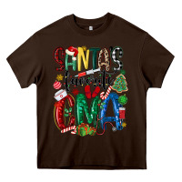 Chocolate Brown santas favorite cma nurse Heavy Core Tee - MaliasSmallBusiness