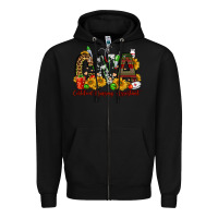 Black christmas cna certified nursing assistant Zipper Hoodie - FaDigitalArtStudio