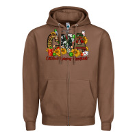 Chestnut christmas cna certified nursing assistant Zipper Hoodie - FaDigitalArtStudio