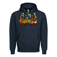 Navy christmas cna certified nursing assistant Zipper Hoodie - FaDigitalArtStudio