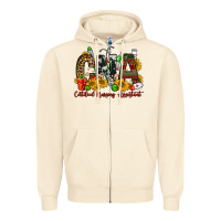 Sandshell christmas cna certified nursing assistant Zipper Hoodie - FaDigitalArtStudio