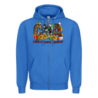 True Royal christmas cna certified nursing assistant Zipper Hoodie - FaDigitalArtStudio