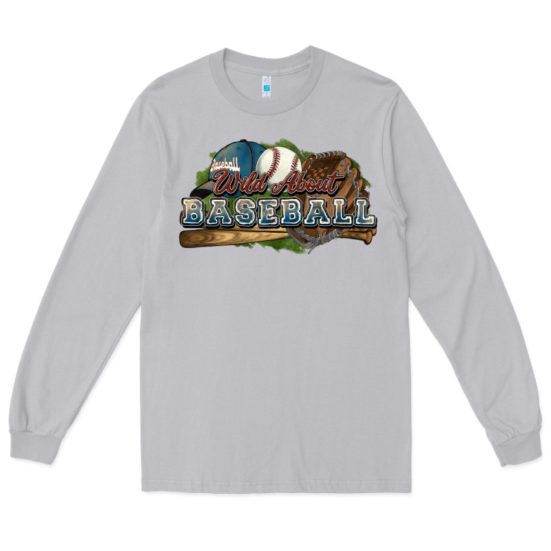 Wild About Baseball Long Sleeve Tee by HowdyJamesFarm | Teevron