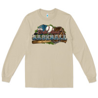 Mushroom Wild about Baseball Long Sleeve Tee - HowdyJamesFarm