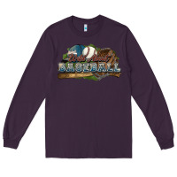 Plum Wild about Baseball Long Sleeve Tee - HowdyJamesFarm