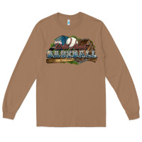 Toasted Coconut Wild about Baseball Long Sleeve Tee - HowdyJamesFarm