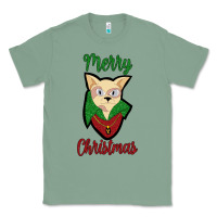 Sage Merry Christmas Cat Classic Tee - Bettercallsaul