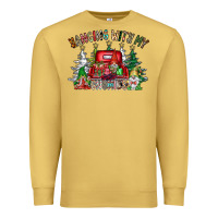 Antique Gold hanging with my gnomies Premium Sweatshirt - CowhideDigitalArt