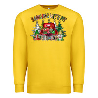 Lemon hanging with my gnomies Premium Sweatshirt - CowhideDigitalArt