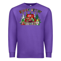 Purple hanging with my gnomies Premium Sweatshirt - CowhideDigitalArt
