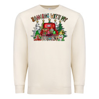 Sandshell hanging with my gnomies Premium Sweatshirt - CowhideDigitalArt