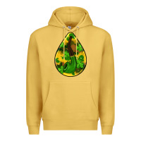 Antique Gold st.patrick's teardrop earrings Premium Hoodie - FaDigitalArtStudio