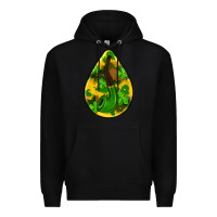 Black st.patrick's teardrop earrings Premium Hoodie - FaDigitalArtStudio