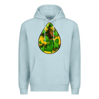 Blue Mist st.patrick's teardrop earrings Premium Hoodie - FaDigitalArtStudio