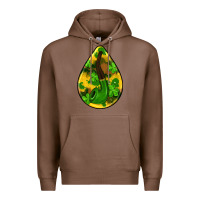 Chestnut st.patrick's teardrop earrings Premium Hoodie - FaDigitalArtStudio