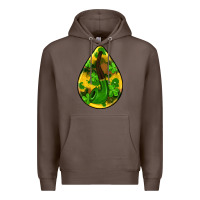 Coffee st.patrick's teardrop earrings Premium Hoodie - FaDigitalArtStudio