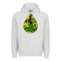 Dove Grey st.patrick's teardrop earrings Premium Hoodie - FaDigitalArtStudio