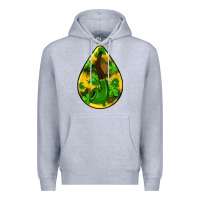 Heather Grey st.patrick's teardrop earrings Premium Hoodie - FaDigitalArtStudio