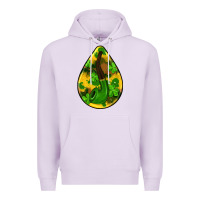 Lilac st.patrick's teardrop earrings Premium Hoodie - FaDigitalArtStudio