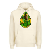 Sandshell st.patrick's teardrop earrings Premium Hoodie - FaDigitalArtStudio
