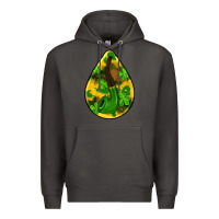 Smoke st.patrick's teardrop earrings Premium Hoodie - FaDigitalArtStudio