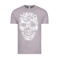 Vintage Zinc Matching Family French Bulldog Dog Skull Costume Halloween Vintage Tee - maiPhamDesign