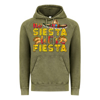 Vintage Olive No Siesta Let's Fiesta Vintage Hoodie - texasbilliewilder