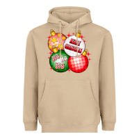 Mushroom merry christmas ball Heavyweight Hoodie - CowhideDigitalArt
