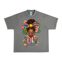 Tornado July Girl Afro Woman Summer Urban Heavy Tee - texasbilliewilder