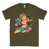 Army Green cupid valentine's day Classic Tee - RanaPortraitStore