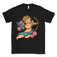 Black cupid valentine's day Classic Tee - RanaPortraitStore