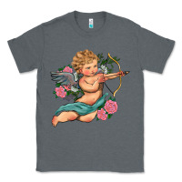 Charcoal Heather cupid valentine's day Classic Tee - RanaPortraitStore